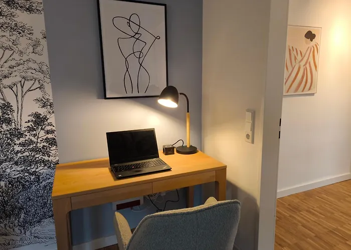 Maremar - Style Nahe Klinikum - Luxus Boxspring - Parkplatz - Kueche - Highspeed Wlan - Bis Zu 5p *