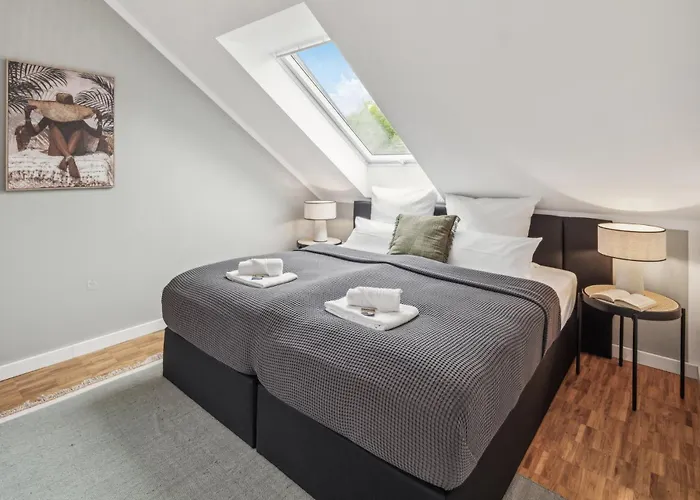 Maremar - Style Nahe Klinikum - Luxus Boxspring - Parkplatz - Kueche - Highspeed Wlan - Bis Zu 5p Lejlighed *